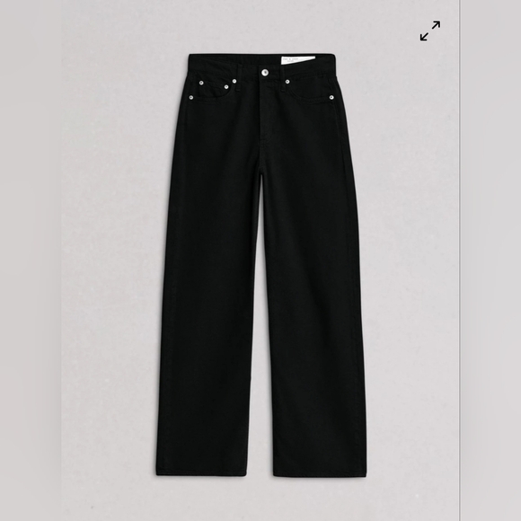 NWT Featherweight Logan Wide-Leg Mid-Rise Jean Size 28 by Rag and Bone - Picture 7 of 13